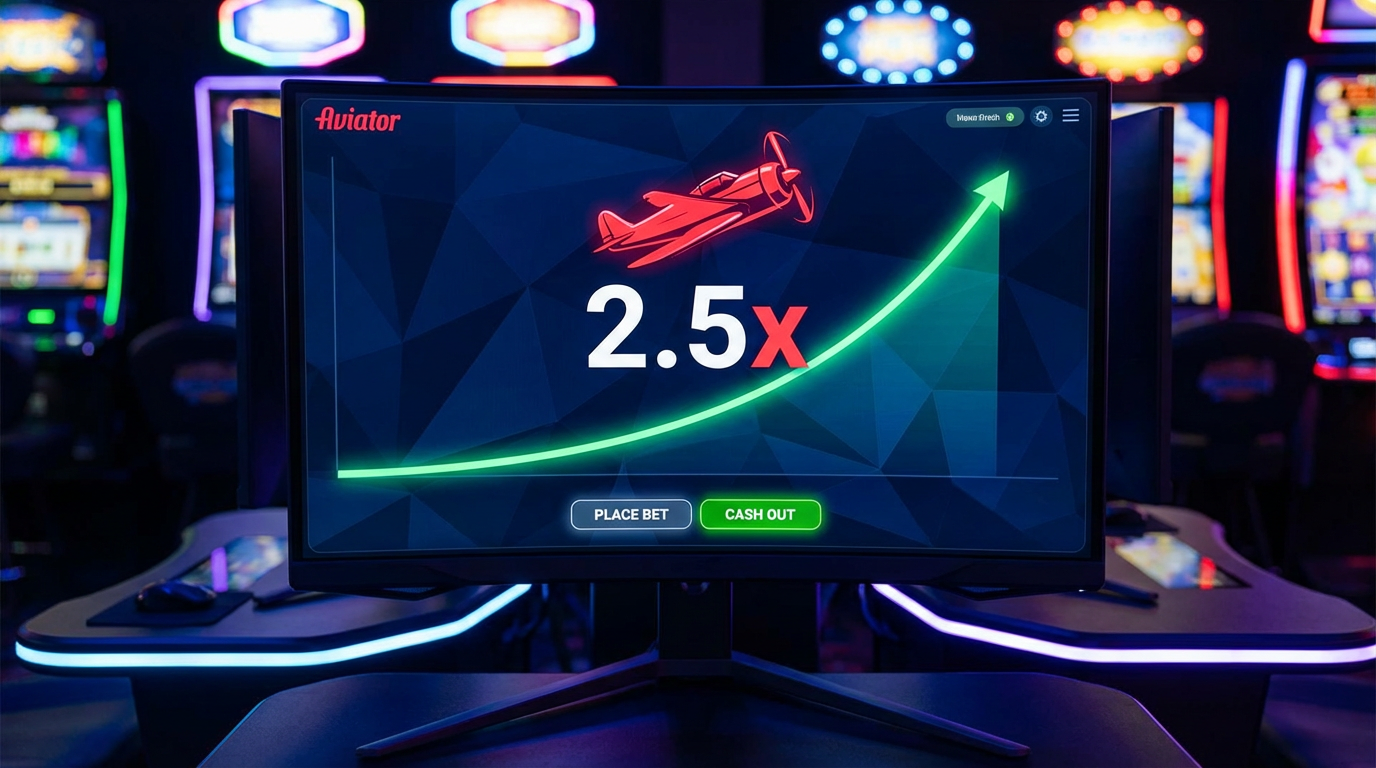 Ilustración del avión de Aviator despegando